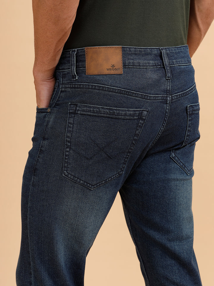 Casual Slim Fit Jeans | Dark Blue