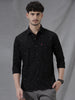 Dots & Dashes Black AOP Shirt