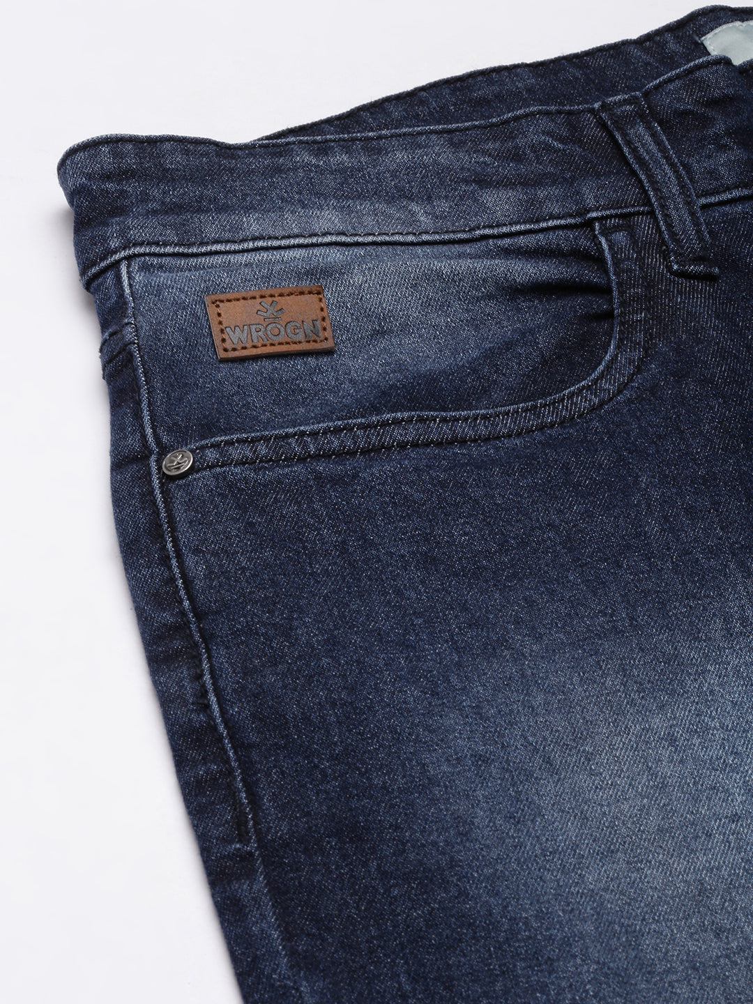 Faded Blue Slim Fit Jeans