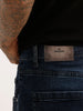 Faded Straight Fit Denim Jeans | Blue