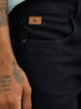Solid Slim Fit Denim Jeans | Dark Blue