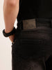 Faded Slim Fit Denim Jeans | Charcoal