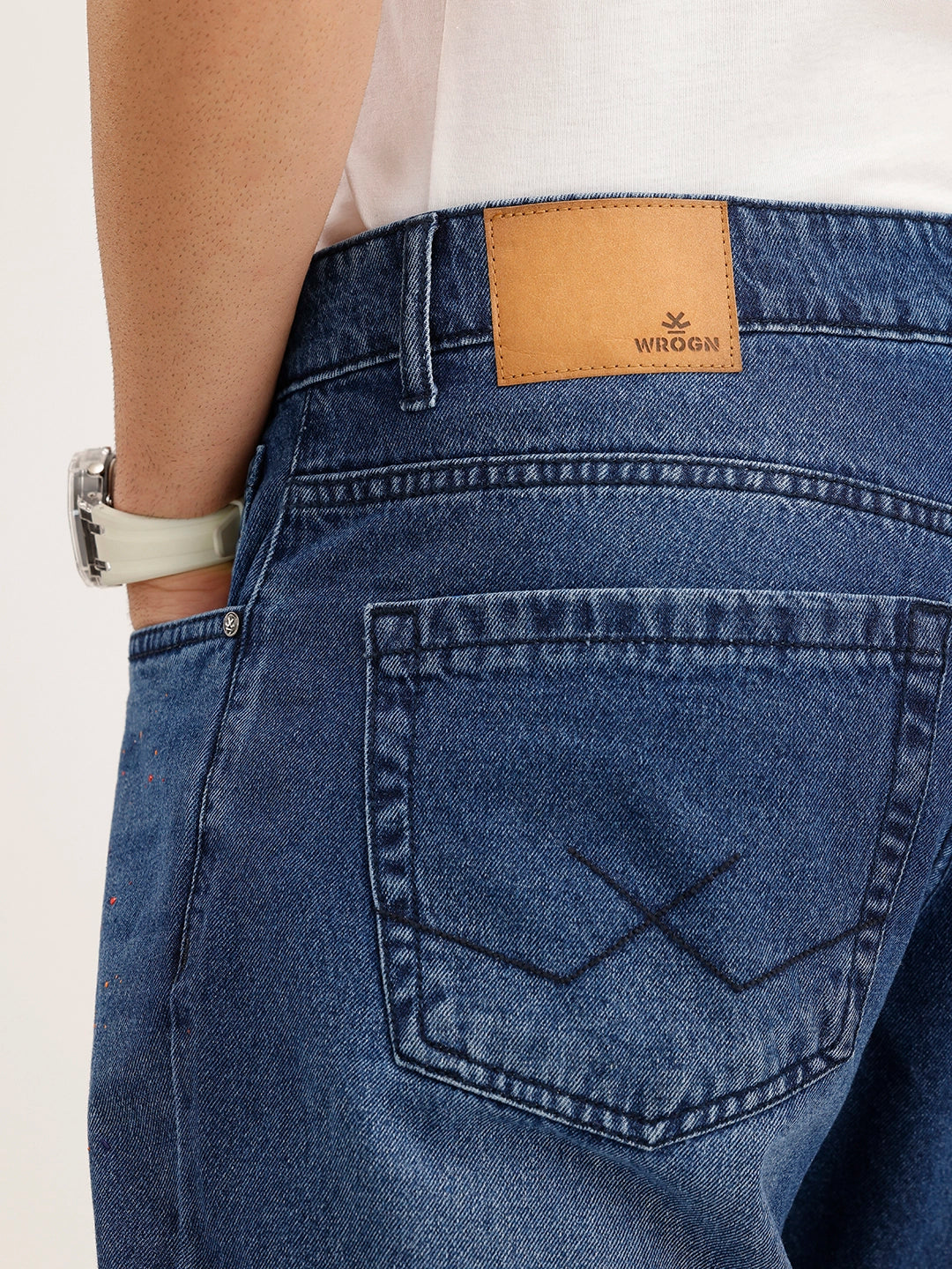 Anti Fit Placement Printed | Light Blue