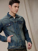 Solid Denim Trucker Jacket