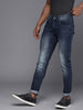 Blue Heavy Fade Stretchable Jeans