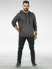 Dark Grey Casual Sweatshirt