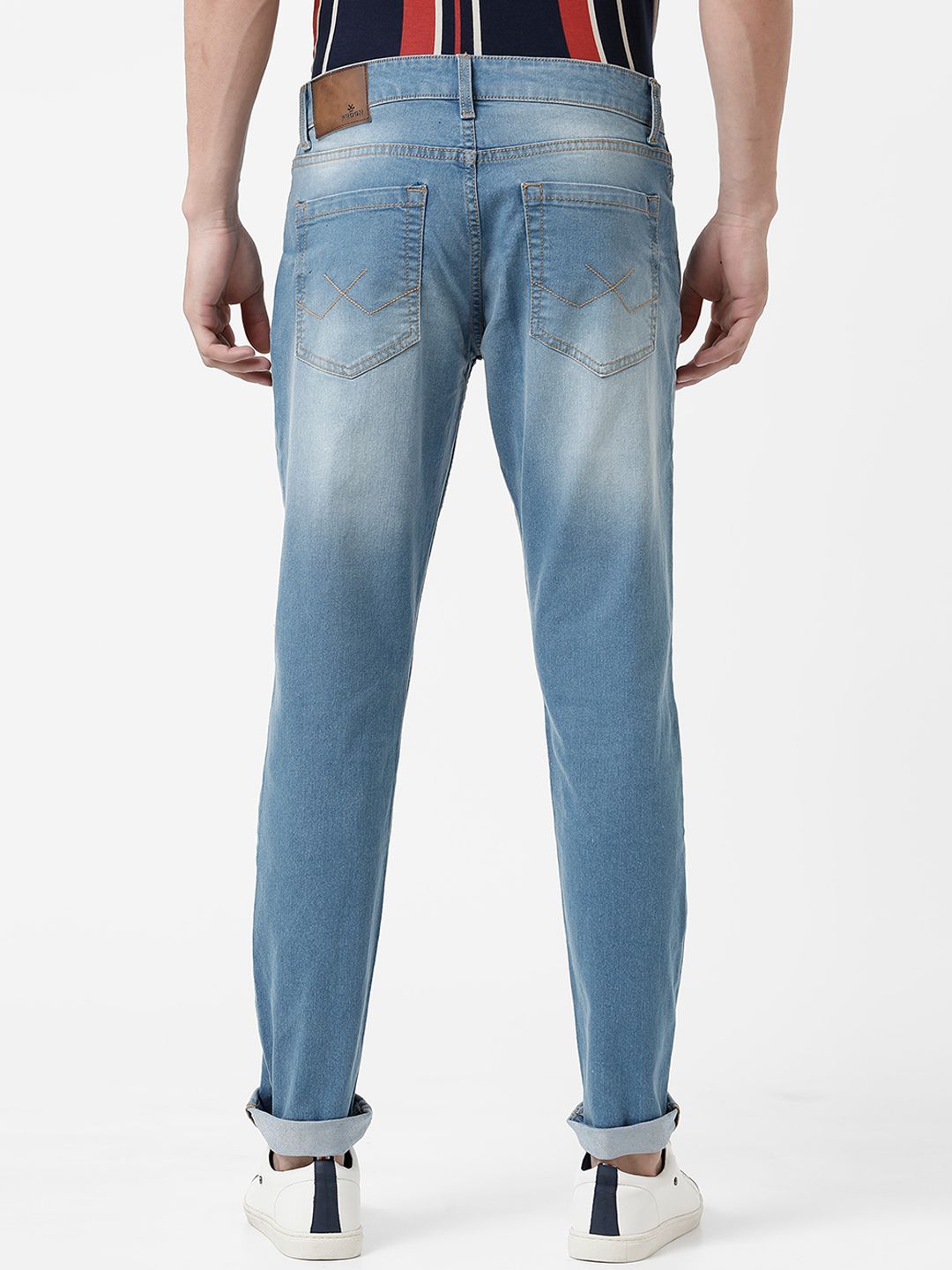 Faded Blue Basic Jeans – Wrogn