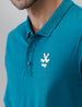 Elite Teal Solid Polo