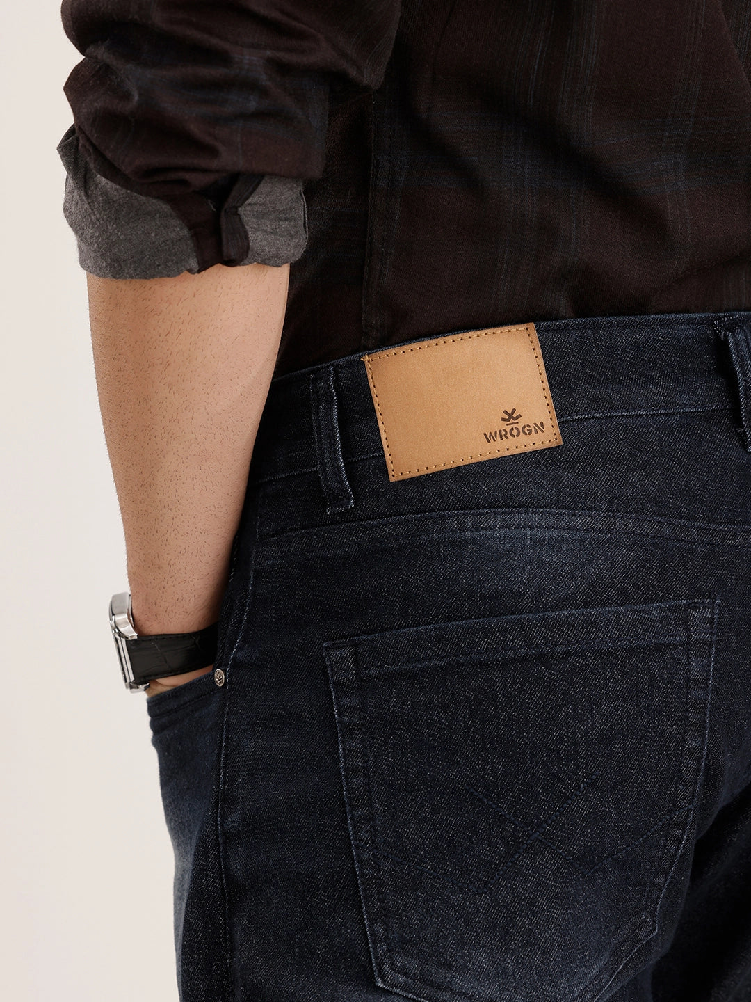 Relaxed Fit Faded Denim Jeans | Blue
