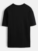 Statement warrior print T-shirt | Black