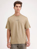 Oversized Cut & Sew T-Shirt | Khaki