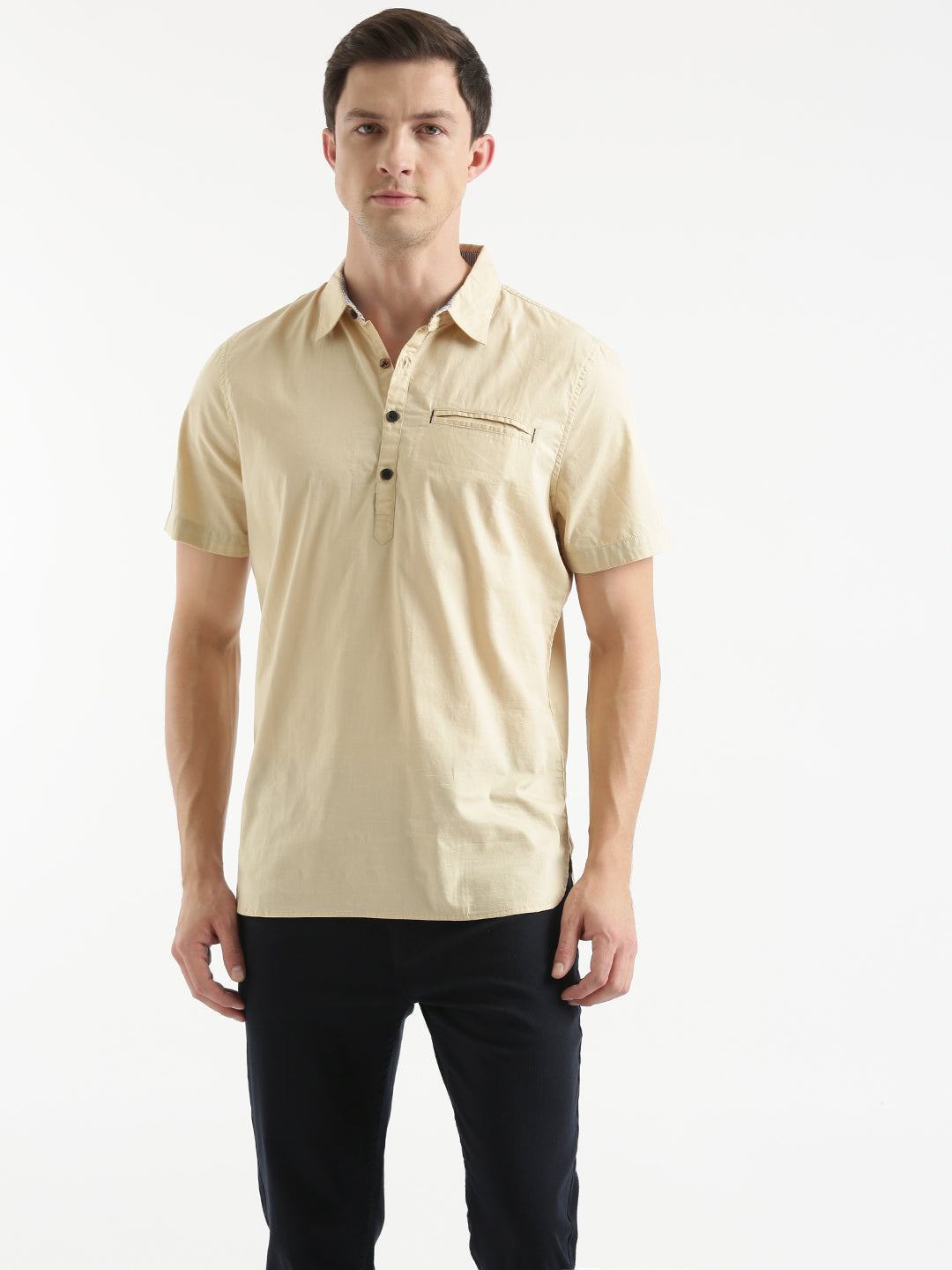 Casual Ease Half-Sleeve Shirt