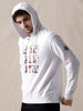 White Goofy Montage Hoodie