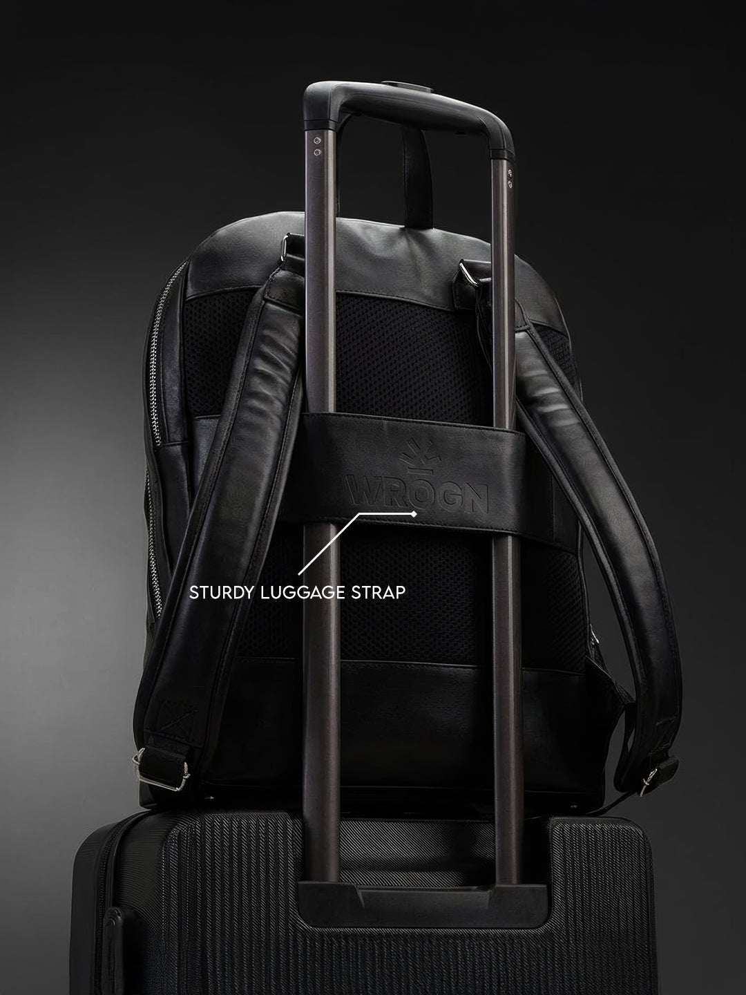 Structured Front Pocket Backpack | Black