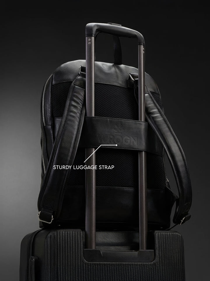 Structured Front Pocket Backpack | Black