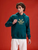 Wrogn Oversized Graphic Hoodie For Men | Teal