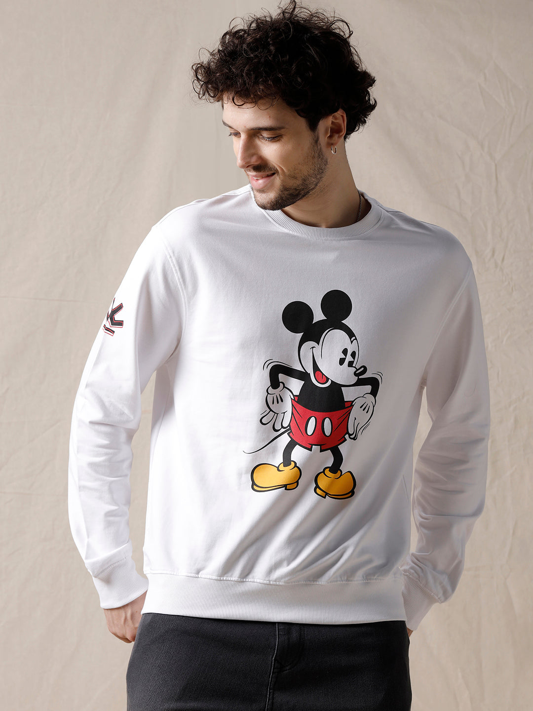 Printed Mickey Mouse Sweatshirt