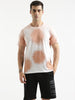 Dyed Abstract Peach T-Shirt