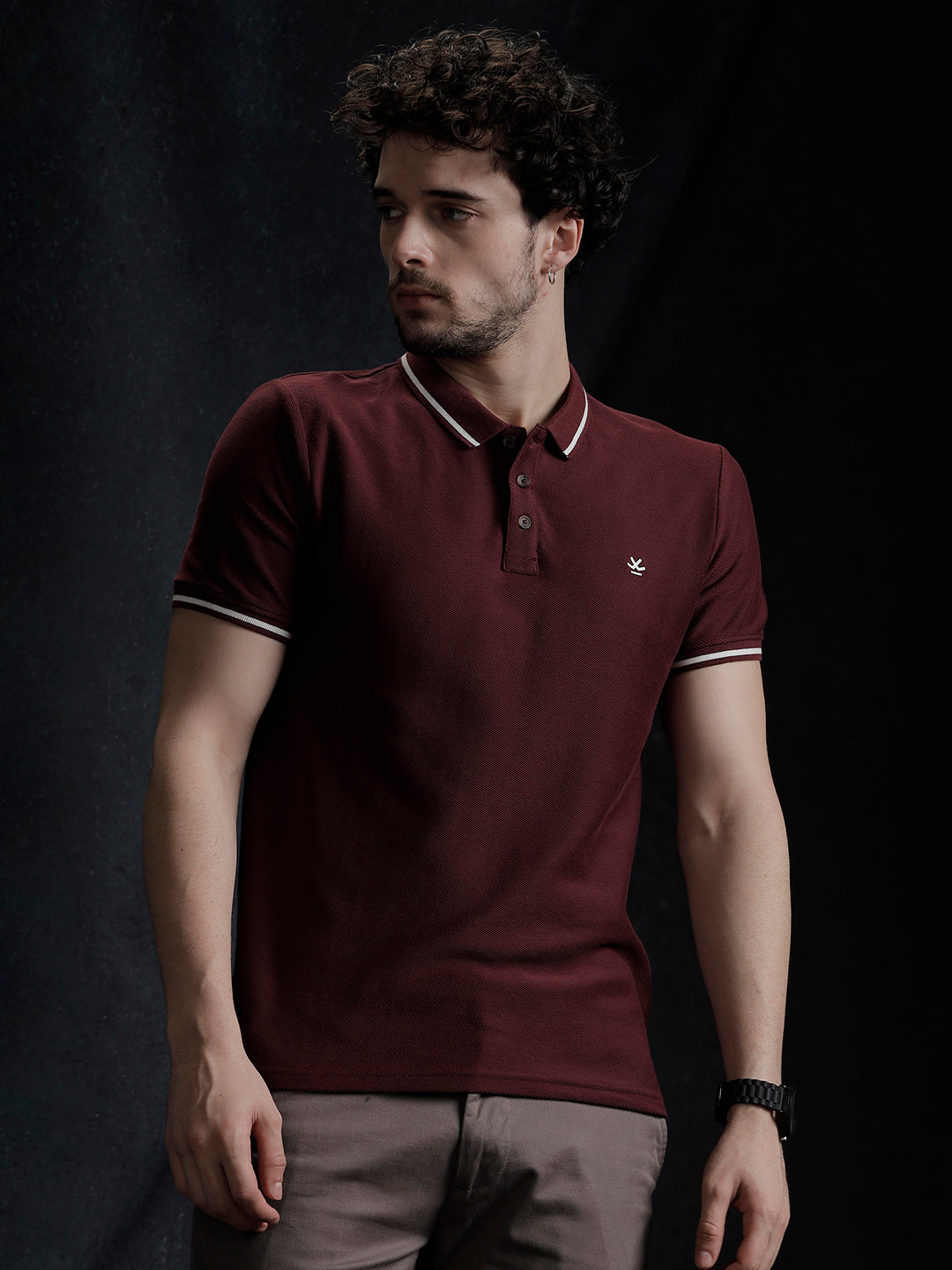 Solid Lines Polo T-Shirt