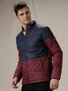 Colour Blocked Quilted Puffer Jacket