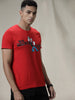 Popeye Printed Red T-Shirt