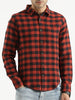 Checkerboard Red & Black Shirt