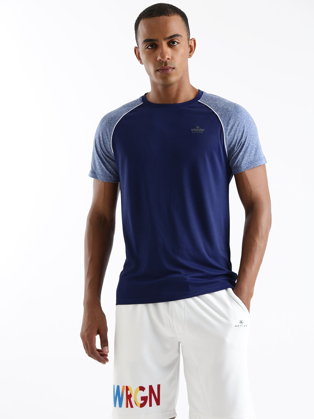 Raglan Blue Active T-Shirt
