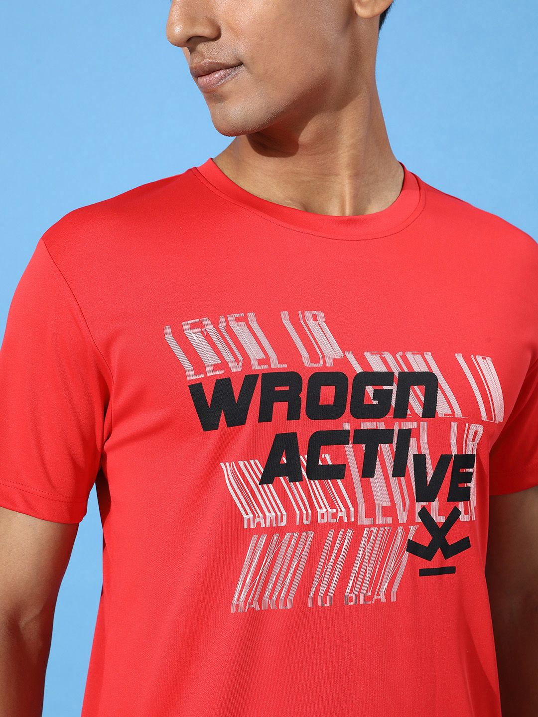 Level Up Printed Active T-Shirt