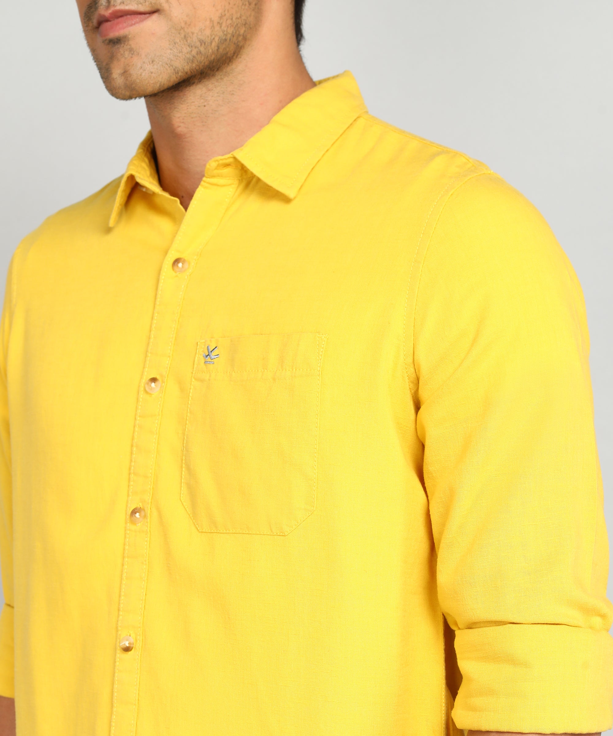 Premium Solid Mustard Shirt