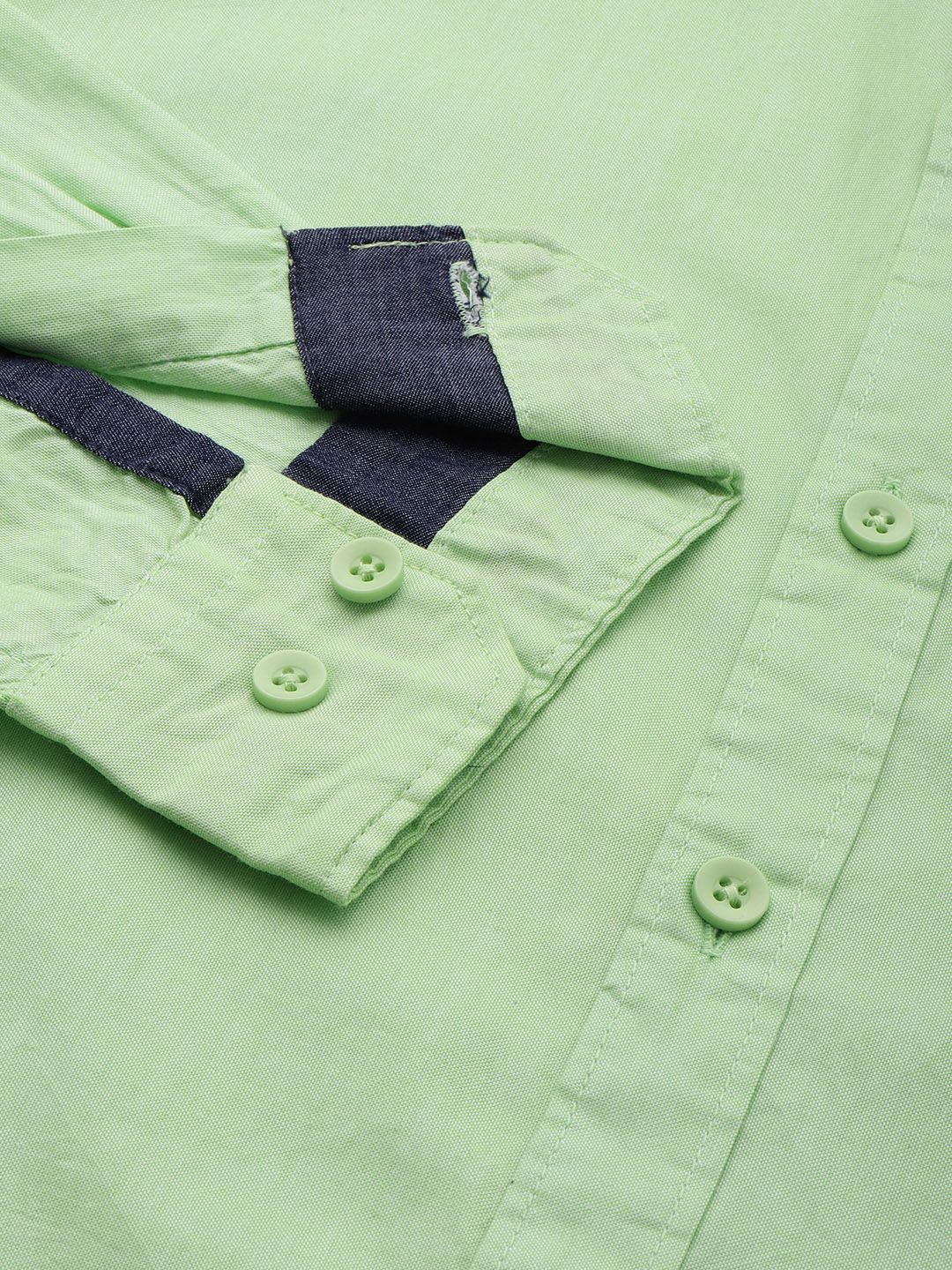 Lime Pop Oxford Shirt