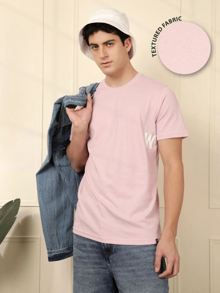 Drop Logo Pink T-Shirt