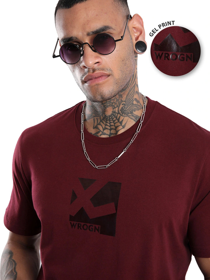 Deep Wine Comfort Fit T-Shirt