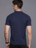 Basic Navy Polo Collar T-Shirt