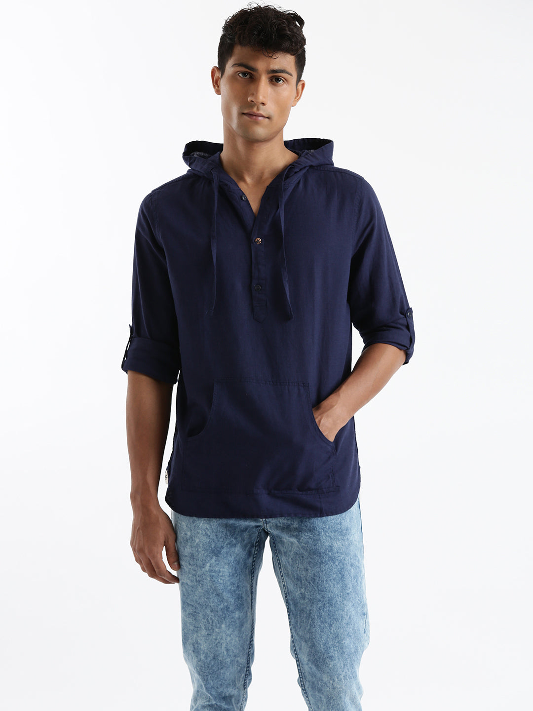 Hooded Casual Shirt
