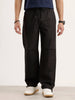 Loose Fit Parachute Trouser | Black