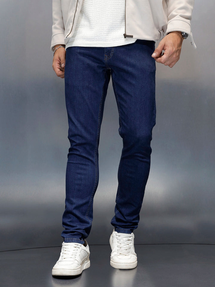 Men's Casual Slim Fit Jeans | Blue