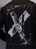 Men's Comfot Fit Graphic Print Hoodie  |  Black