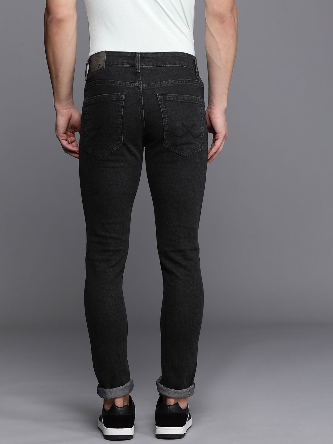 Basic Black Slim Fit Stretch Jeans