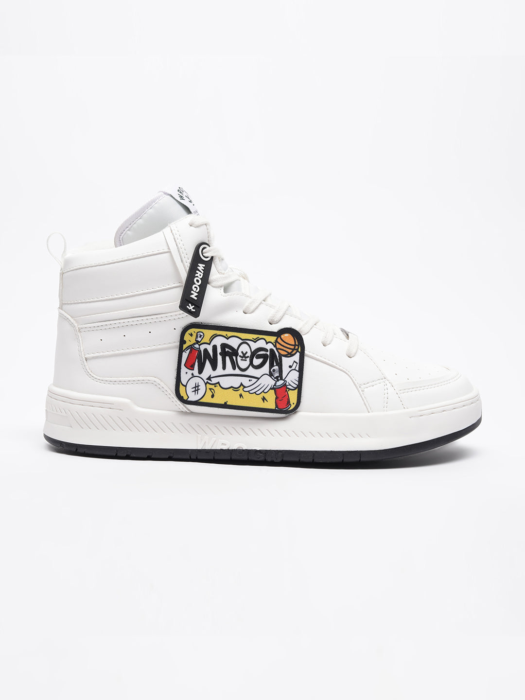 Wrogn Patch High Top Sneakers