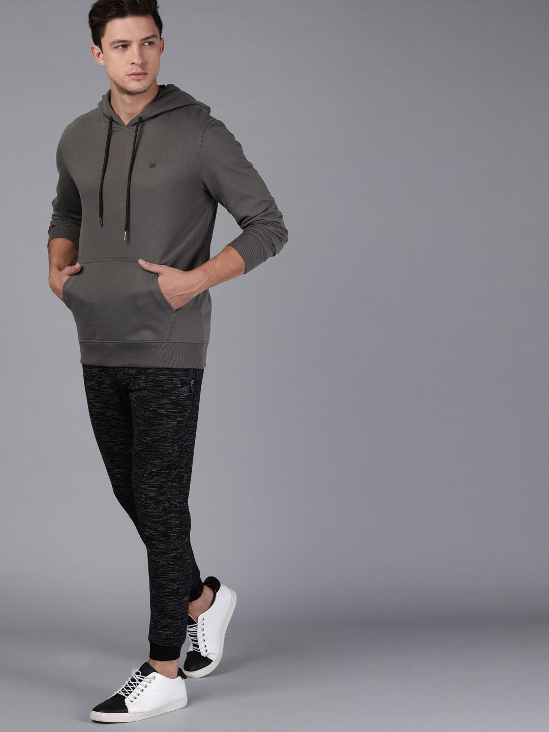 Dark Grey Casual Sweatshirt