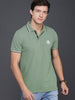 Mint Green Slim Fit Polo T-Shirt