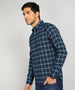 Premium Teal Checkered Shirt