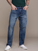 Blue Anti Fit Heavy Fade Jeans