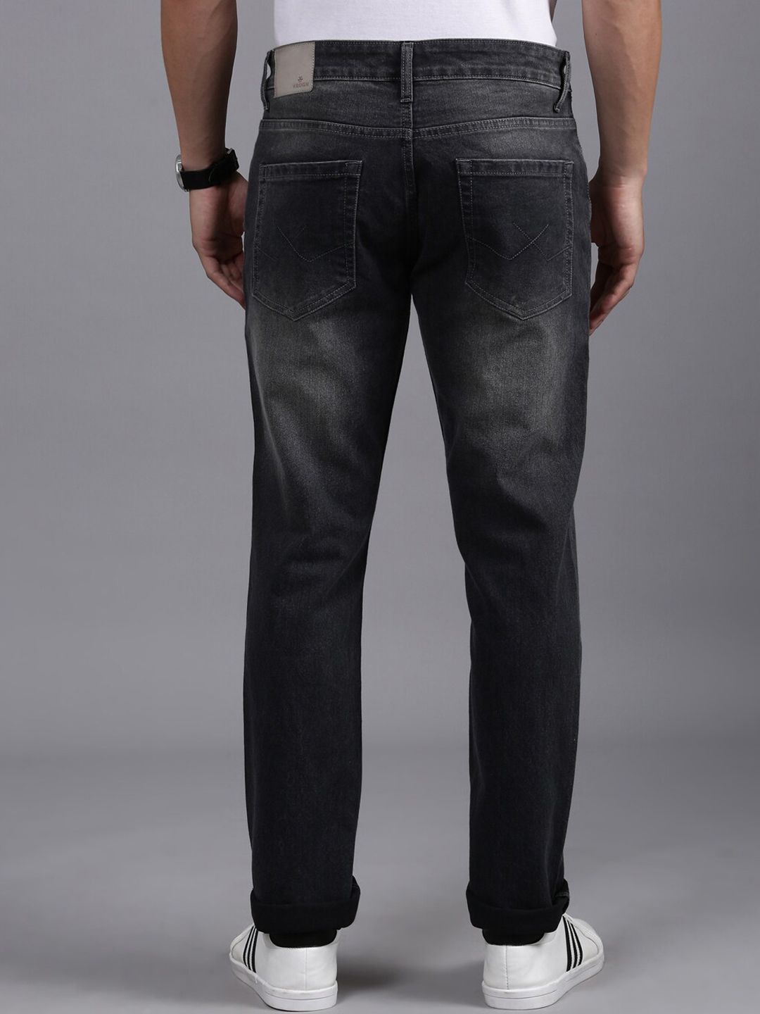 Striking Slim Fit Grey Jeans