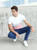 Colourblocked Hues Round Neck T-Shirt