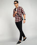 Red Twill Checkered Shirt