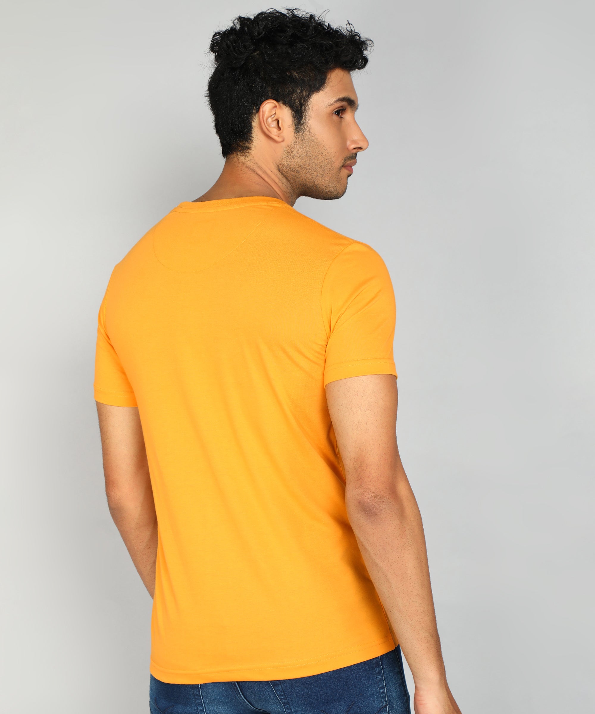 Elite Yellow Crew Neck T-Shirt