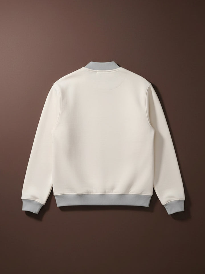 Men's Casual Zip-Up Jacket With Contrast Trim | Tapioca