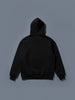 Classic Black Hoodie with Tonal Logo | Black