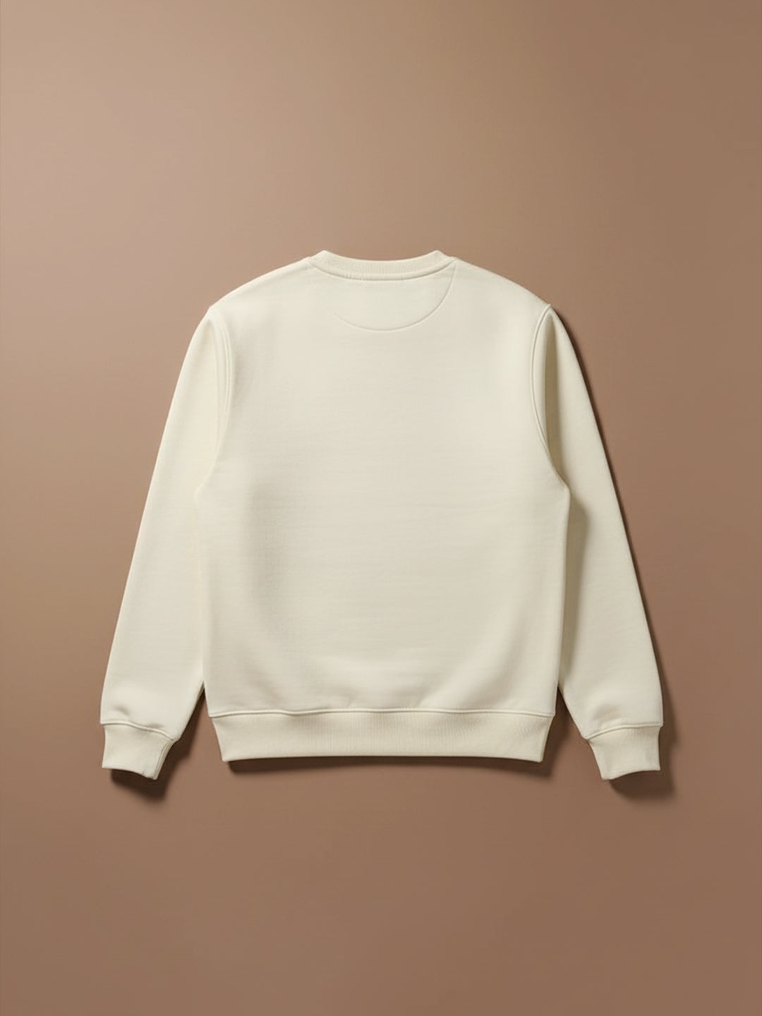 Men's Solid Casual Comfort Fit Sweatshirt | Aloe Wash